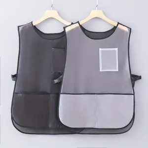 1pc Unisex Faux Leather Waterproof Apron, Washable, Dirt-Resistant, Anti-Oil PU Shoulder Apron for Home Cleaning and Restaurant Use, Normal Hair Style, Tools & Accessories Cover Multicolor