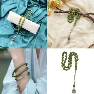 Acrylic Prayer Beads Muslims Rosary Bracelet Islamic Meditation Accessory Gift
