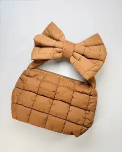 Mini Bow Puffer Bag