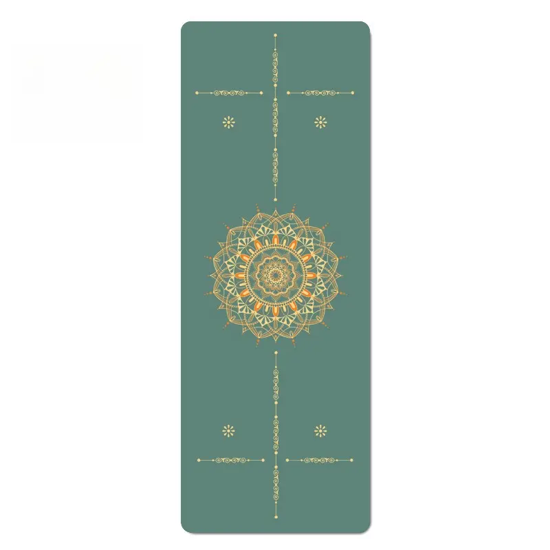 PU Yoga Mat 2026 New Product Printed Natural Rubber Matte Coir Yoga Mat, Extra Wide, Professional, Non-Slip, for Home Use