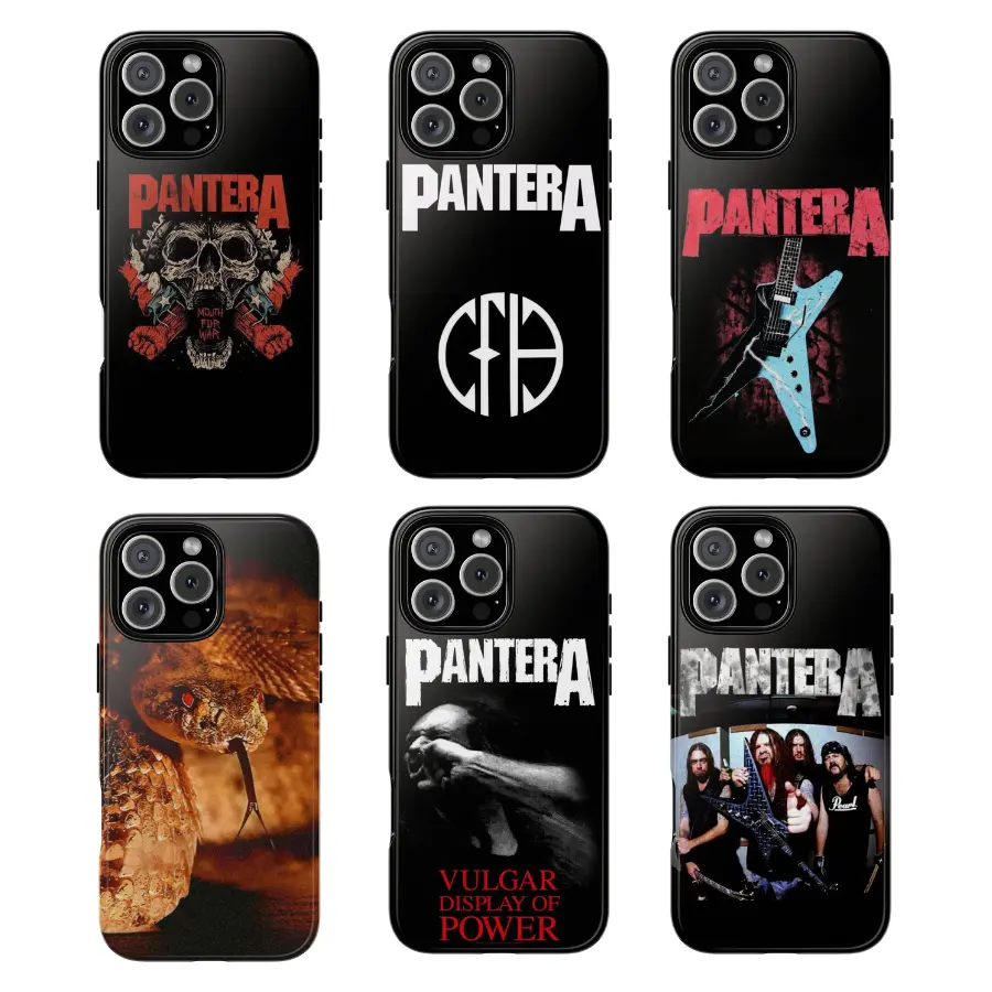 Pantera Tough Phone Case - Music Album Phone Cover For iPhone 17/16/15/14/13/12/11/X Plus Pro Max Mini, Gift for Fans