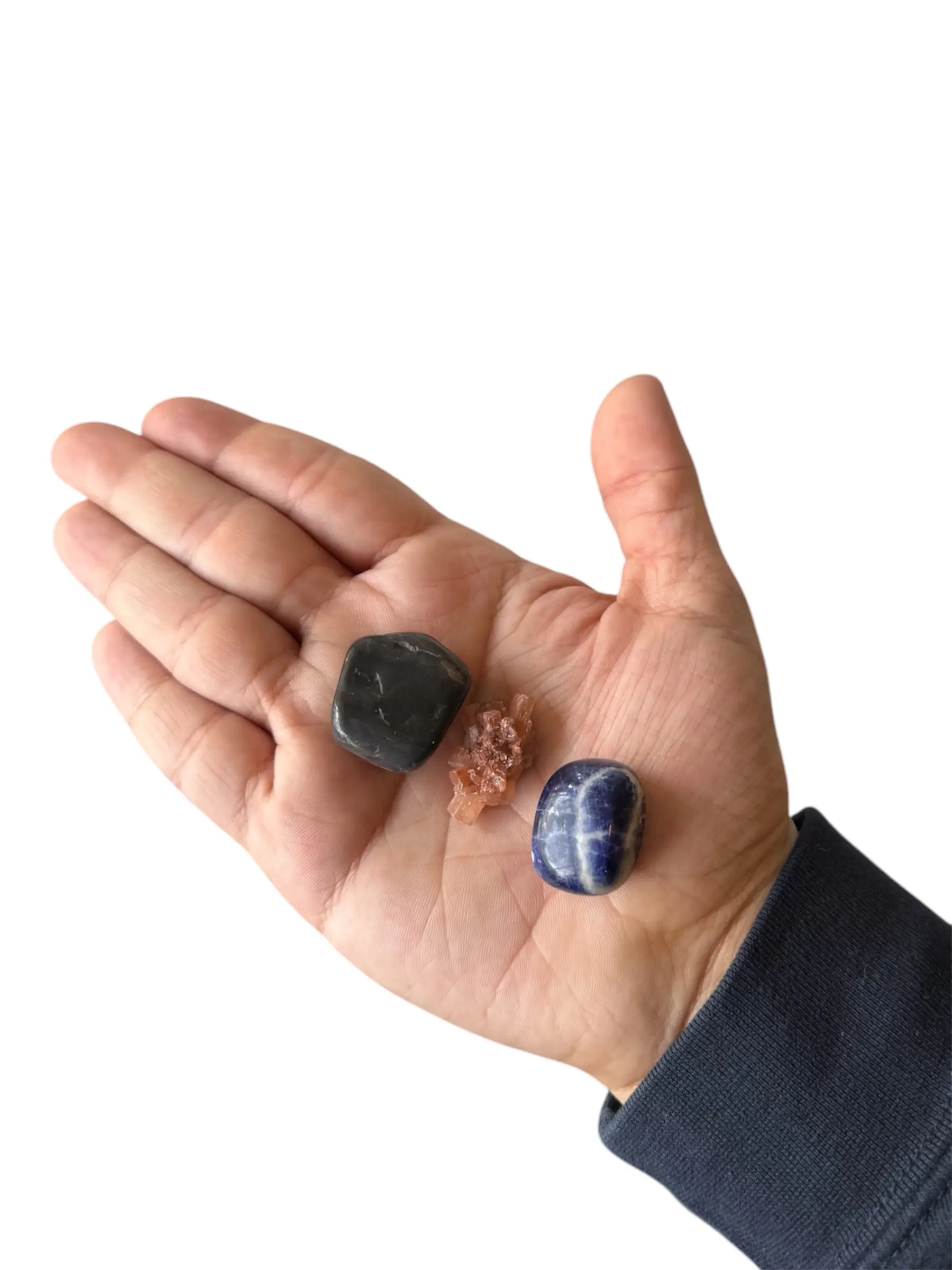 Amityville Apothecary Capricorn Zodiac Crystal Kit with Onyx Sodalite & Aragonite for Grounded Power Wisdom and Clarity