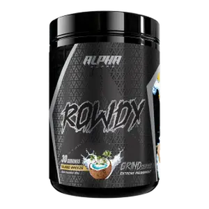 Alpha Supps Rowdy Pre-Workout - Citrulline Malate & Beta Alanine for Energy & Focus - Fitness Enthusiasts' Essential Supplement - Healthcare