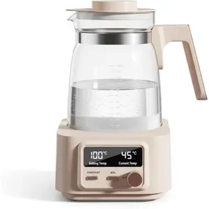 Kettle Pro Glass Electric Kettle, 1.3L Digital LED Kettle with 40-100?C Temperature Control, 72H Auto Keep Warm, Silent Operation,  for  Formula,  & Coffee Brewing