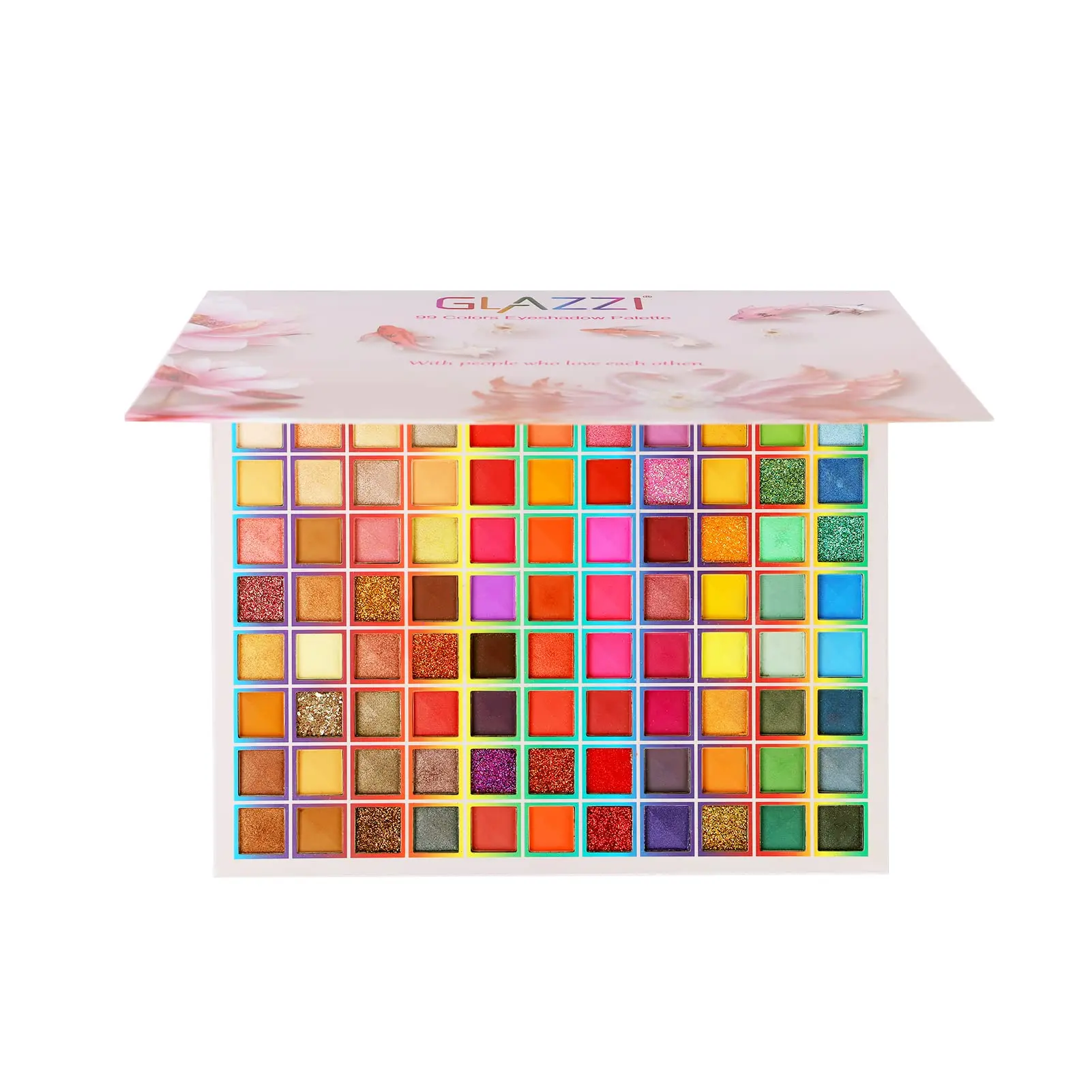 99 Colors Eyeshadow Palette, Colorful Eyeshadow Palette, Professional Matte Shimmer Glitter Rainbow Makeup Pallet, Colorful Long Lasting Highly Pigmented Eye Shadow Christmas Day Gifts for Women
