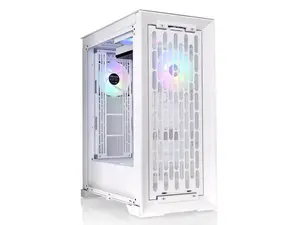 Thermaltake CTE T500 TG ARGB Snow E-ATX Full Tower with Centralized Thermal Efficiency Design; 3x140mm White CT140 ARGB Fans Pre-Installed; Tempered Glass Front & Side Panel; CA-1X8-00F6WN-01; White