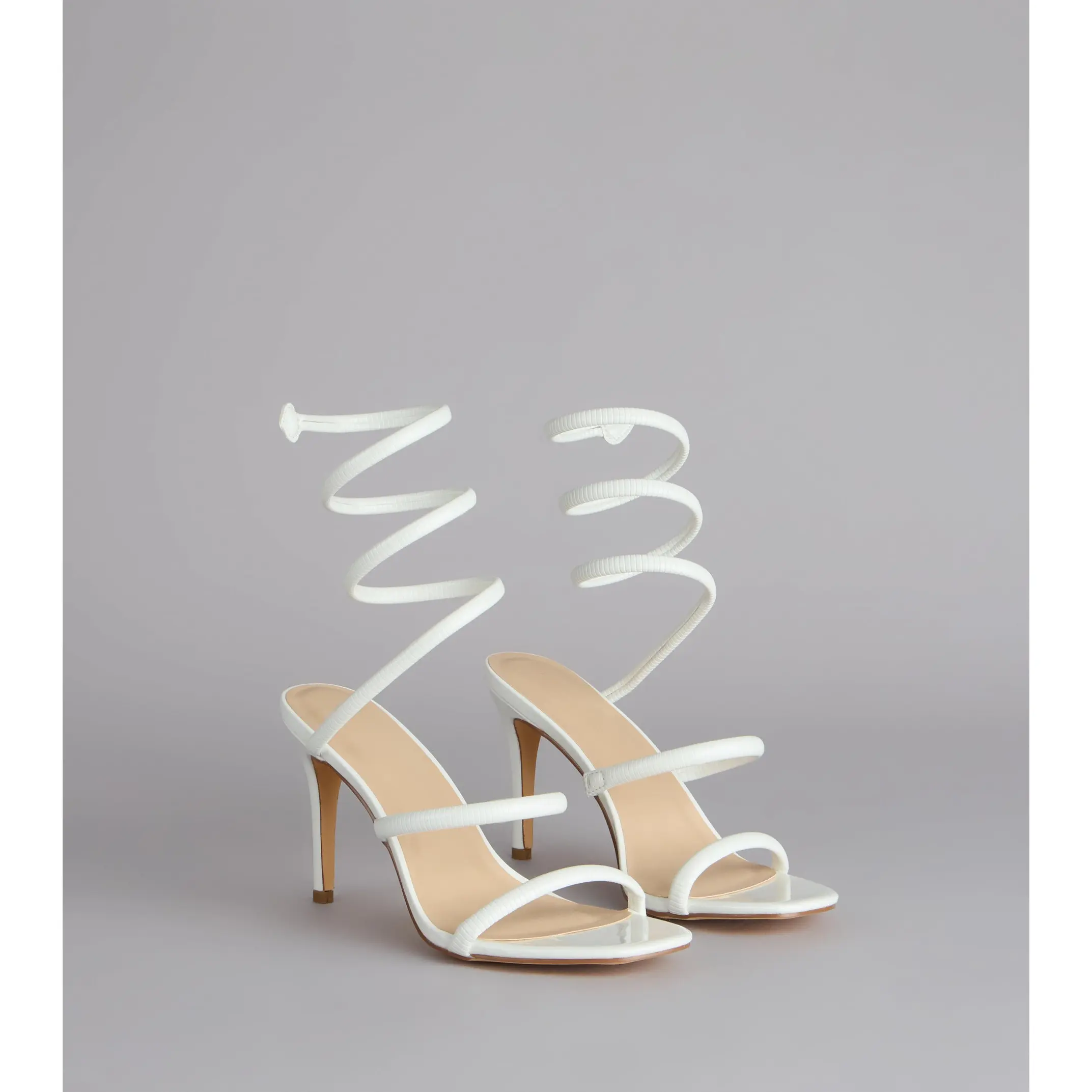 Wrap Me Up Spiral Stiletto Heels
