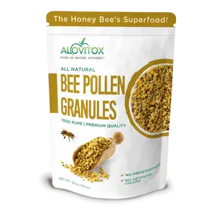 ALOVITOX: Organic Bee Pollen Granules I Superfood Mix for Beverage, Salad, Yogurt I with Antioxidants, Protein & Vitamins – Organic Vegan Gluten-Free
