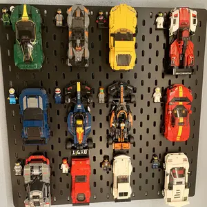 Ikea Skadis Display Stand for F1 Racing Model Series, Home Decor Accessory, Modern Wall-Mount Design, Ideal for Collectibles, Display Riser