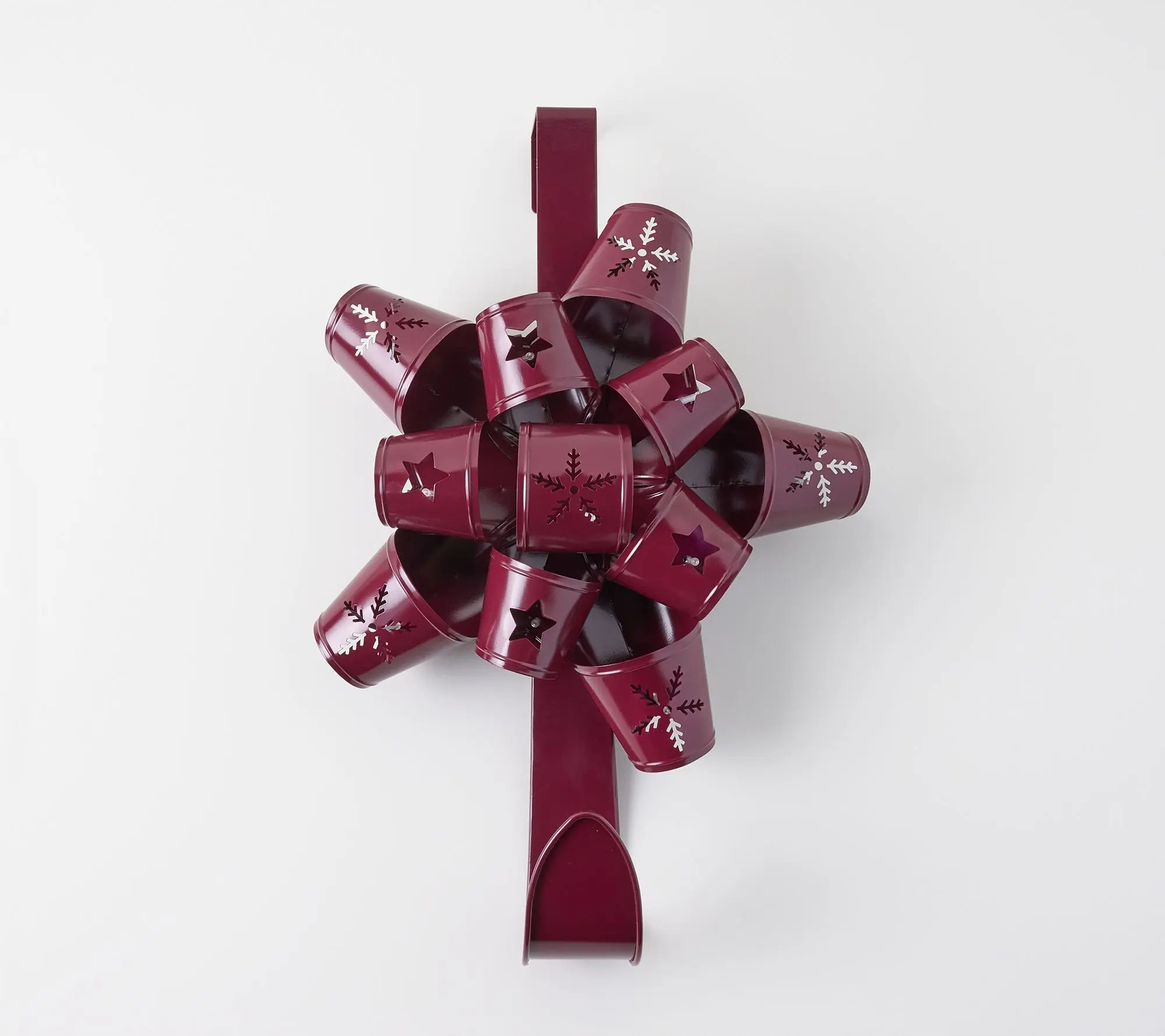 Kringle Express Lit Iron Hanging Bow