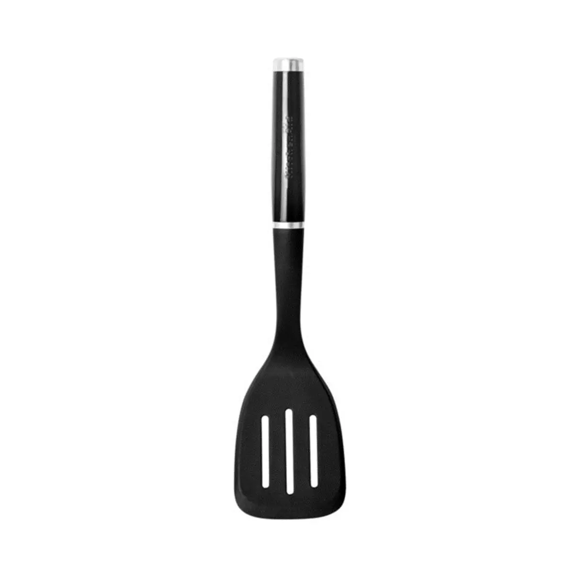 KitchenAid Slotted Turner - Durable Kitchenware for Everyday Use, 3.5x8.5 in, Black ABS-Nylon Construction, Model 6009331, Heat Resistant Cooking Utensil
