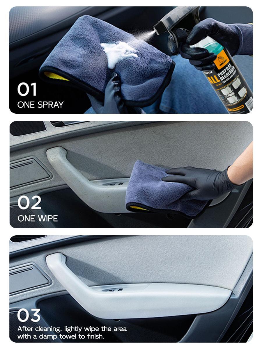 Nuan Heavy Duty Degreaser  Powerful Foam Cleaner, Suitable for Car Interiors, Nemesis of Stubborn Stains!NUAN heavy duty degreaser
