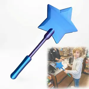 Credit Card Magic: Fairy Wand Credit Card Holder — "Tap to Pay" Wand (3D-Printed Star Magic Wand Design) — Contactless Card Holder for Kids' Debit Cards, Party Favors, Birthday & Easter Gifts (Cards Not Included)