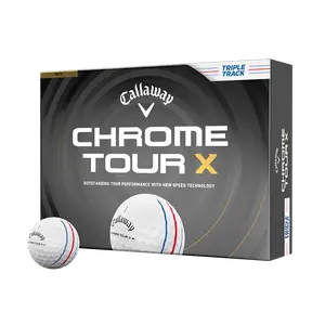 Callaway Golf Chrome Tour X Triple Track Golf Balls in White