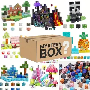 Magnetic Building Blocks Toy Set, Magnetic Construction Set for Kids, Sensory Play, Creative Building Blocks, Halloween Christmas Birthday Gift, Unisex DIY Toy, Building Block Kit, Buildable Blocks Kit, Random Colors & Patterns, Choking Hazard Warning