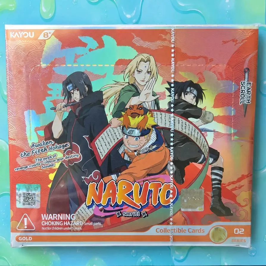 Naruto Kayou Gold Series 02 Earth Scroll Sealed Booster Pack