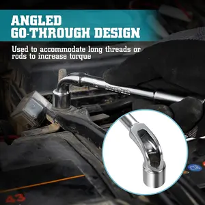 Silver Color L Type Wrench Set, Hex Socket Wrench, Dual Head Bendable Wrench, Mechanical Repair Tool Kit, Pipe Punching Bent Wrench Group