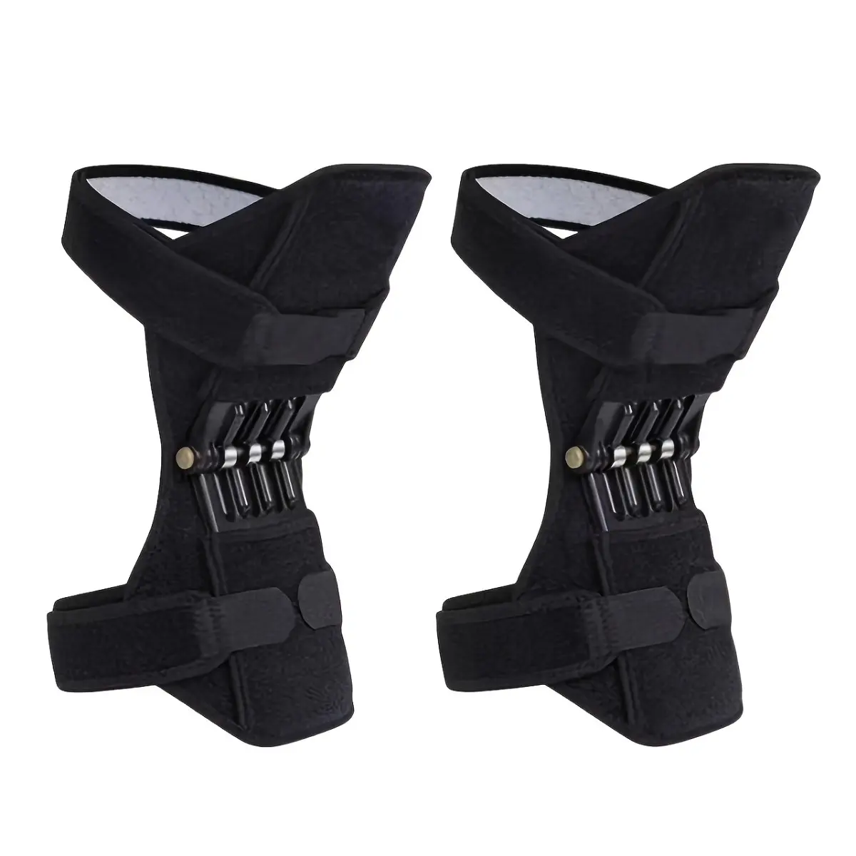 1 Pair Multi-Scenario Lightweight Knee Support Brace | Assists with Walking and Sports, Makes Hiking, Descending, and Stairs Easier Knee Compression Sleeve Protective Sleeve