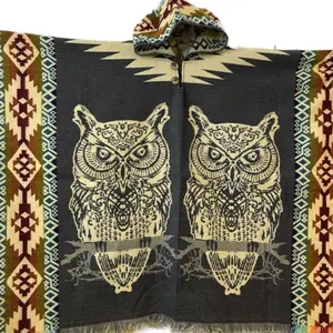 Alpaca poncho owl design new