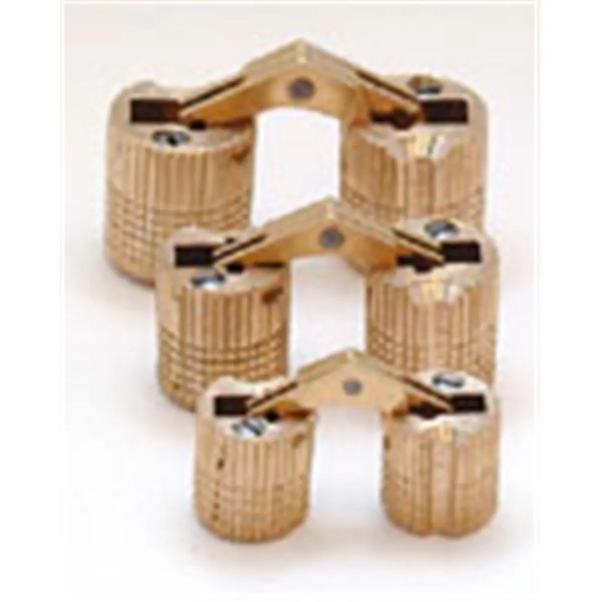 212 MAIN HD SSBH124 SOSS Solid Brass Invisible Cylinder Hinge - 12 mm (5/8 In.) Brass Finish, Full Opening Design - Ideal for Outdoor Sailing, Water Sports, 12Mm