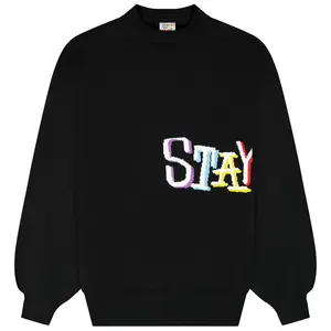 Tribal Wrap Knit Sweater (Black)