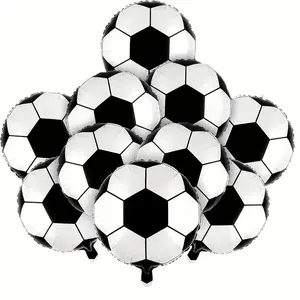 10pcs 18inch Football Theme Foil Balloon Garland Arch Kit Wedding Birthday Party Decoration Football Ballons Baby Shower Decor