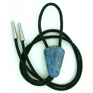 104 CARAT TAPERED CUSHION LAPIS LAZULI CAB CABOCHON GEM BOLO TIE EPBT406/42125