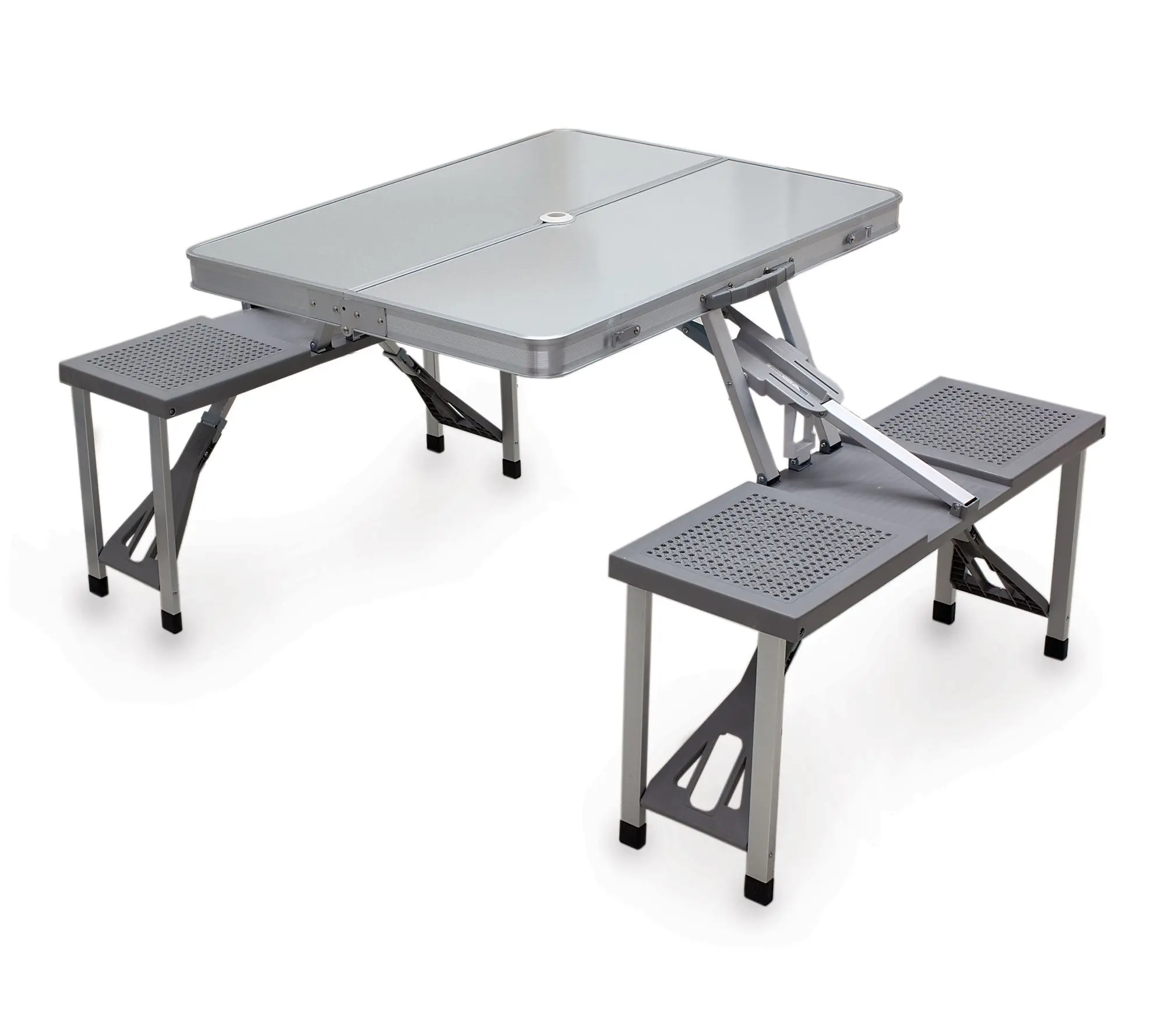 Oniva Aluminum Portable Camping Outdoor PicnicTable w/ Seats Oniva Aluminum Portable Camping Outdoor PicnicTable w/ Seats