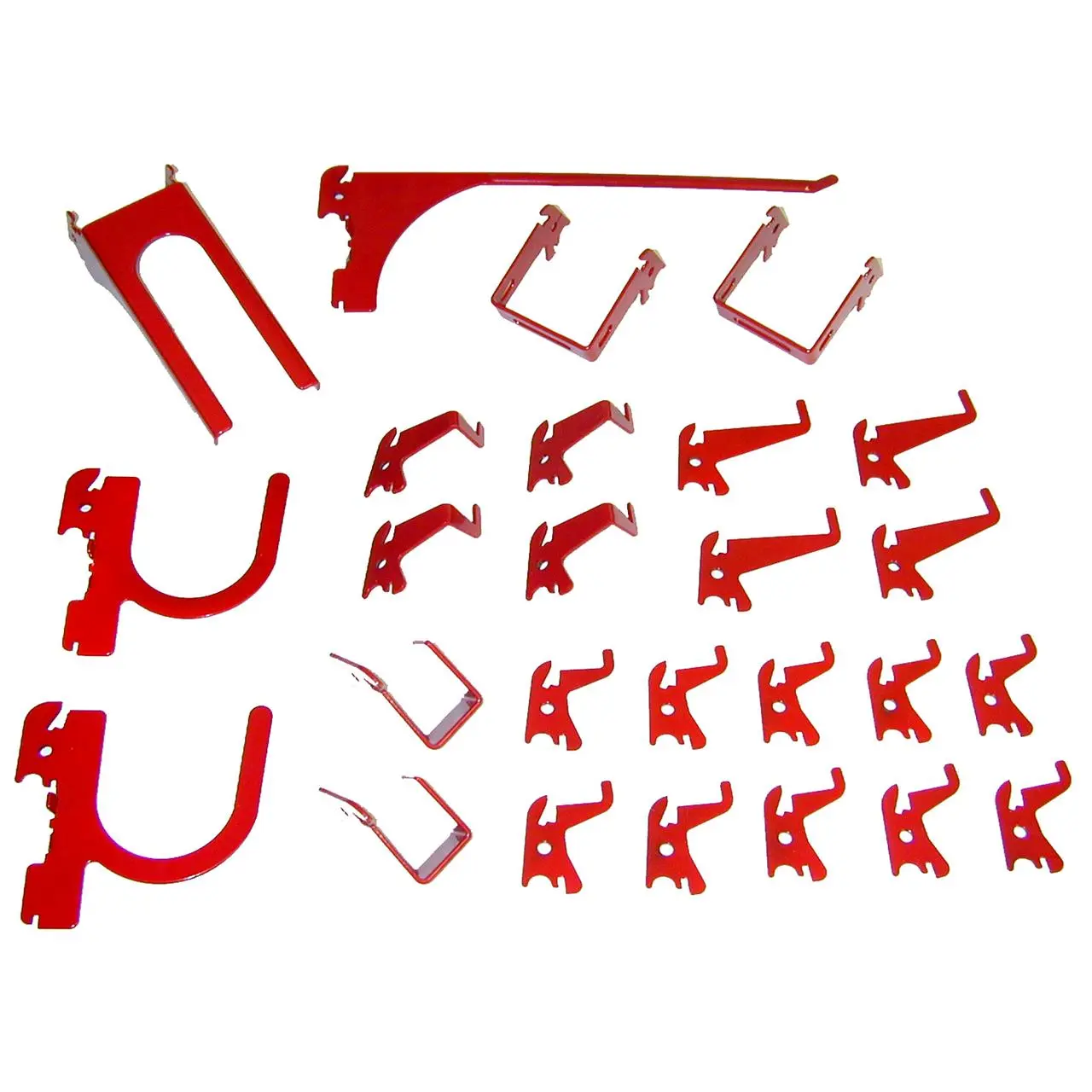 Deluxe Slotted Metal Pegboard Accessory Pack (26) Pieces - KT-200-DLX