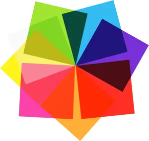 Outus 104 Pcs Colored Cellophane Sheets for Crafts, Cellophane Wrap Paper Color Cello Sheets for Gel Light Filter DIY Arts Crafts Decoration (Multicolor, 7.5 X 7.5 Inch)
