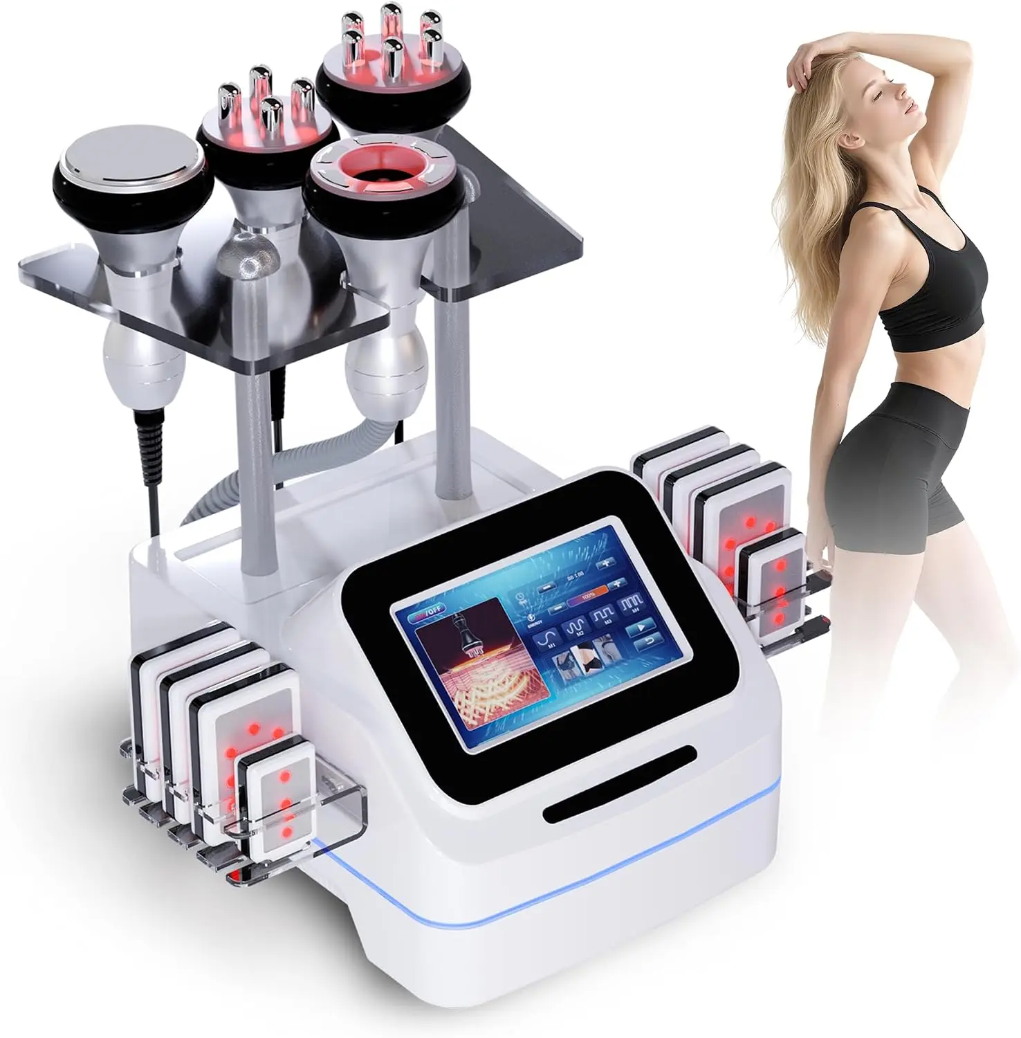 Cellulite Massager Body Sculpting Machine - Adjustable Intensity Deep Tissue Massager for Belly, Arm, Waist and Leg