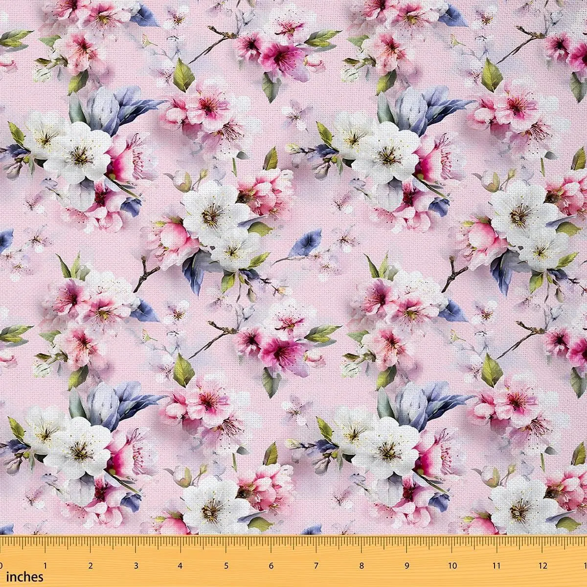 Vintage Fabric Flowers Upholstery Fabric Sewing Crafting Botanical Waterproof Indoor Outdoor Decor Home DIY Projects