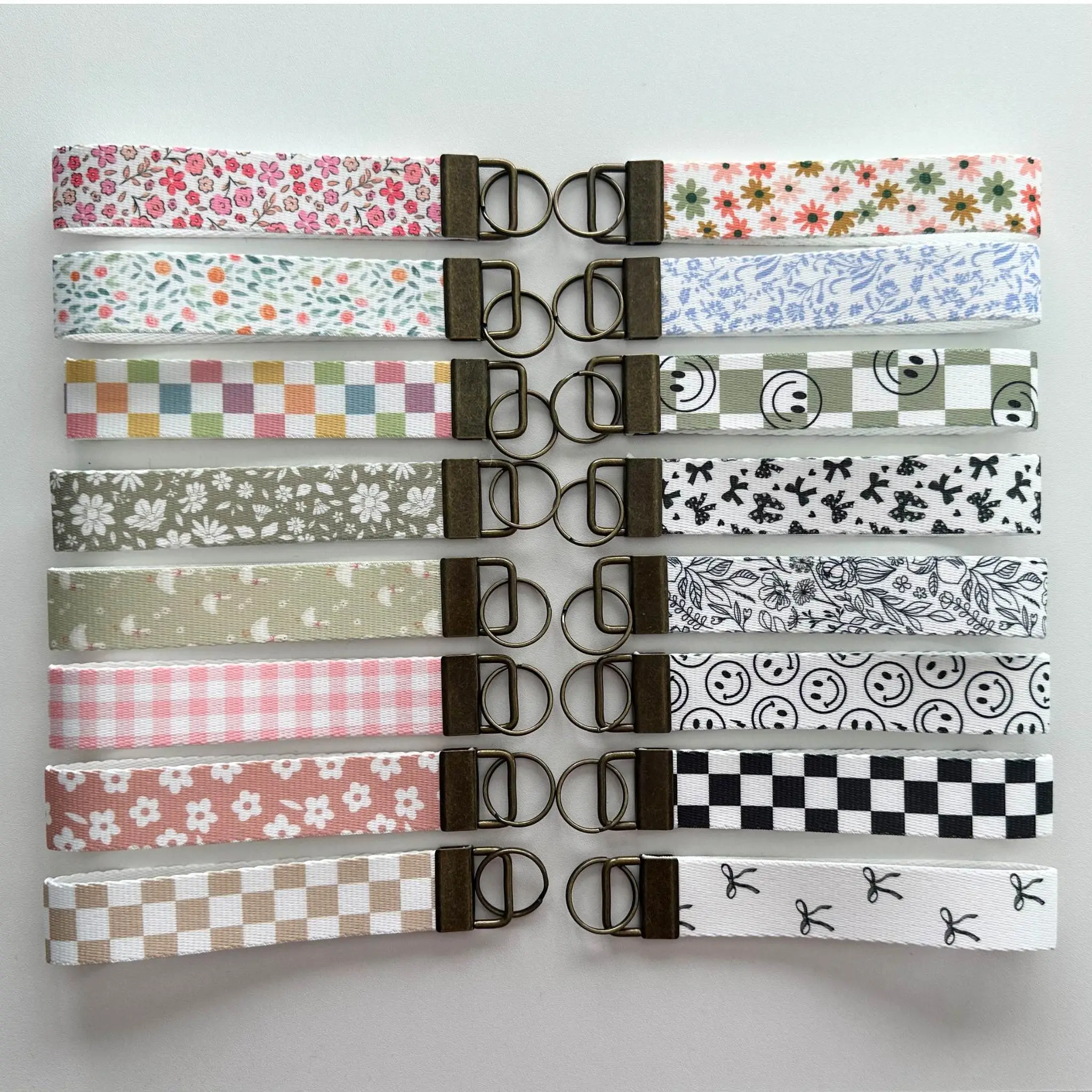 Key Fob Wristlet | Antique Brass Hardware | Stylish & Functional