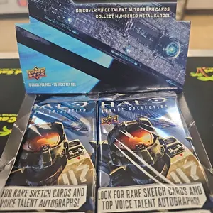 Halo Hobby Collectible Cards Trading Card Pack, Factory-Sealed with Chance of Autographs