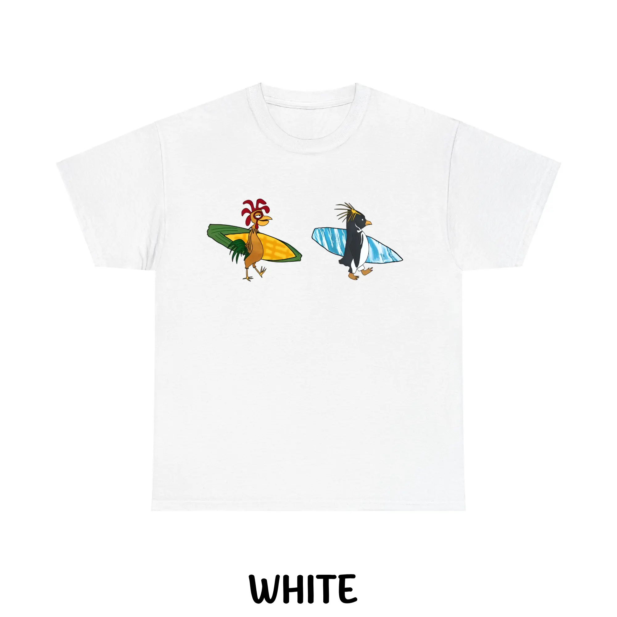 Cody Maverick & Chicken Joe Surfs Up Unisex T-Shirt, Funny Shirt, Graphic T-shirts, Trendy ShirtTechV
