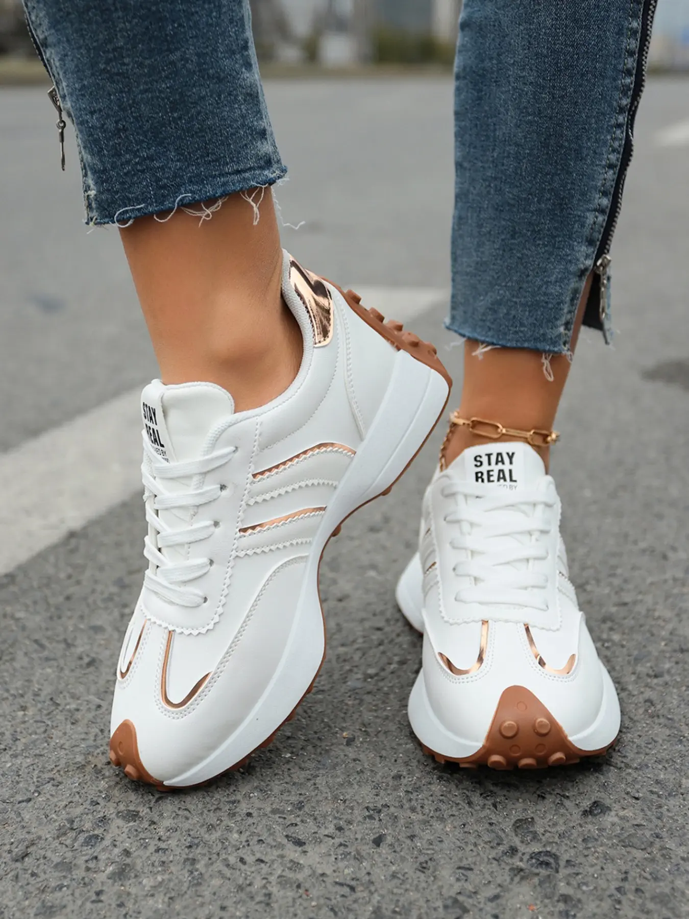 Fashion Women's Sports Shoes, Lightweight Comfortable Walking Sneakers, Ideal for Training and Running, Stylish Outdoor Footwear, Workout Sneakers, Sporty Sneaker, All Seasons Sneakers, Trendy Walking Sneaker
