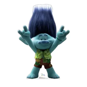 212 MAIN Trolls World Tour Advanced Graphics Cardboard Cutout - Single-Side Print, 43x30 in Lifesize, with Stand-Up Easel, Home Decor, Party Props