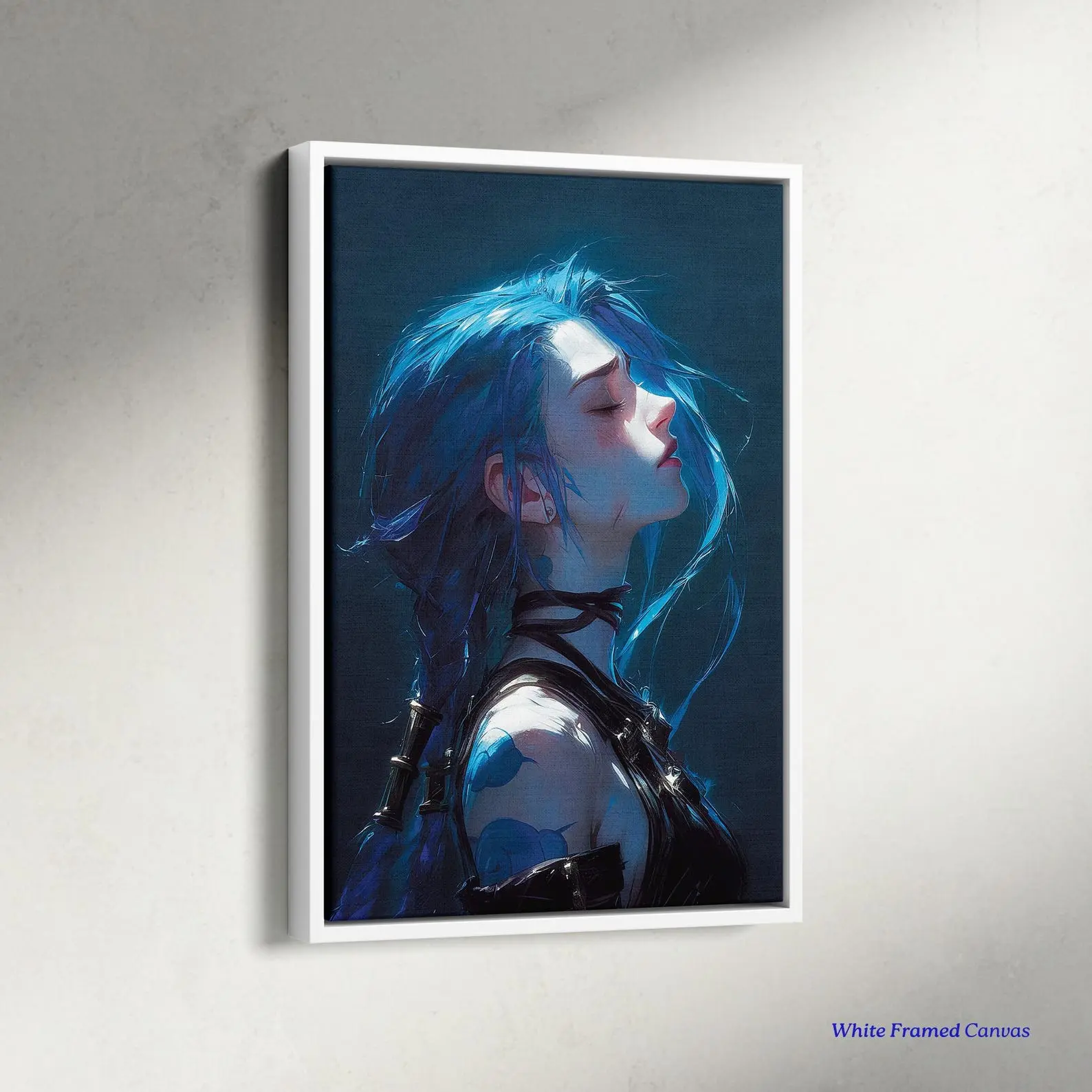 Jinx Wall Art, Arcane Season 2 Poster, Arcane Movie Poster, Jinx Poster, Tv Series Poster, Video Game Decor [Unframed]