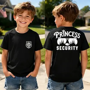 Magical Kingdom Family Matching T-Shirts Princess Security Team Boys Kids Toddler Funny Graphic Tees for Vacation Trip Party