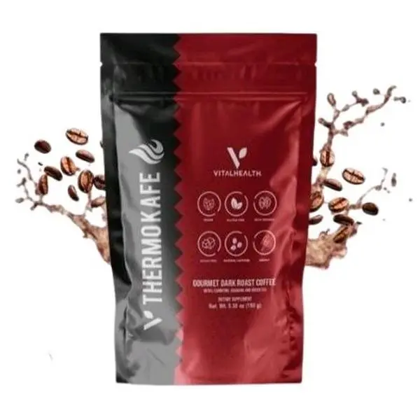 Vital Health ThermoKafe - 50 Servings Per Bag, Natural Caffeine, Sugar-Free, Health Supplement for Energy Boost & Mental Clarity