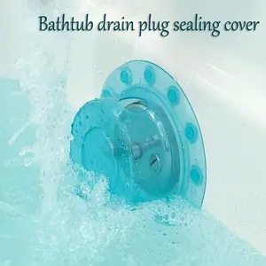Plastic Overflow Cover for Sink and Bathtub, Leak-Proof Drain Stopper, Safe and Reliable Kitchen and Bathroom Essential for Adults and Seniors, Bathtub Accessories, Overflow Hole Cover