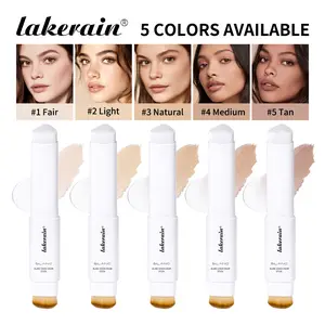 lakerain Color-Changing Triangle Foundation Stick Concealer Natural and Smooth Fit Makeup