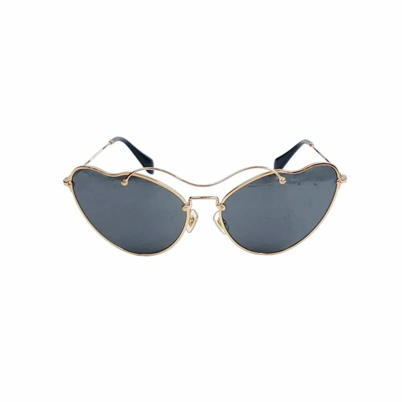 Pre-owned MiuMiu antiquegold sunglasses