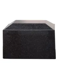 Cultured Granite Cremation Aztec Adult Urn, Black