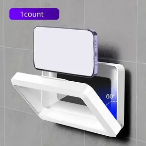 Waterproof Anti-Fog Smartphone Case, Wall-Mounted Shower Mobile Phone Holder, Durable & Secure Design for Bathrooms