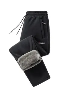 Men's Fleece Lined Casual Jogging Pants, Comfortable Sizes S to 3xl for Gym and Daily Wear, Lightweight Fashionable Sports Trousers