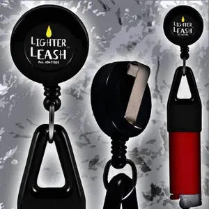 Original Lighter Leash  for Outdoor Camping Hiking Portable Lighter Holder Keychain with Carabiner Safe and Convenient Lighter Accessory