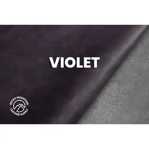 LEUCHTTURM1917 A6 Pocket Leather Notebook Cover Set - Violet Waxy Minerva (LIMITED EDITION)