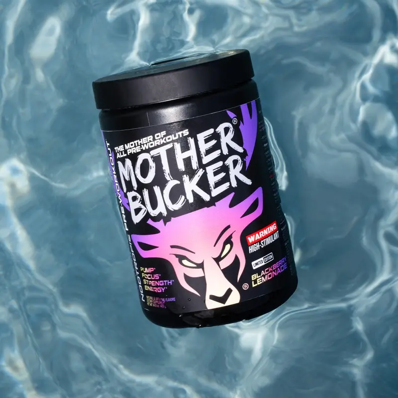 Bucked Up Mother Bucker Pre-Workout [20 Servings] - Intense Muscle Supplement with Beta-Alanine & Caffeine for Elite Athletes