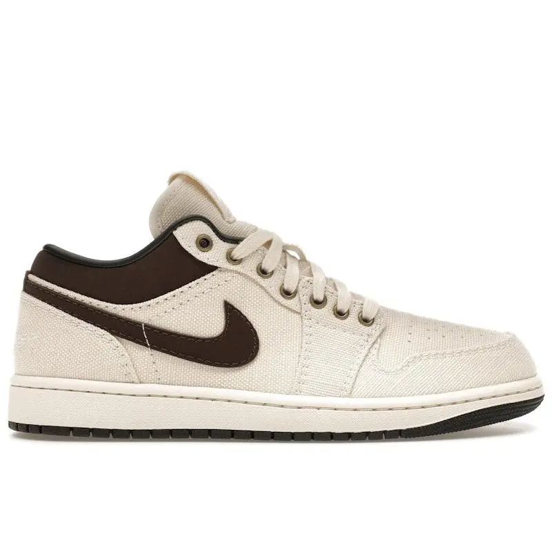 Jordan Men's 1 Low Premium Pale Ivory Off Noir Baroque Brown, from StockX